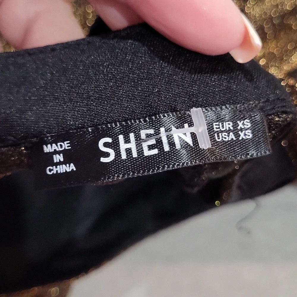 SHEIN Brown Bishop Sleeve Sundress for Cocktail - Picture 12 of 15